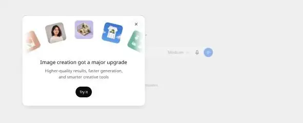 ChatGPT:s ruta Image creation got a major upgrade på vårt Plus-konto lanseringskvällen